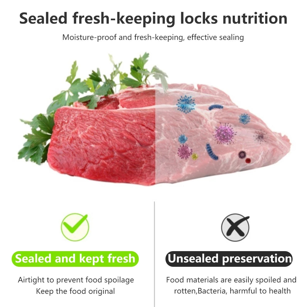 Rechargeable Plastic Package Sealer, Mini Close Bags Portable Sealing Machine, Heat Thermal Bag Sealer, Storage Food, Kitchen