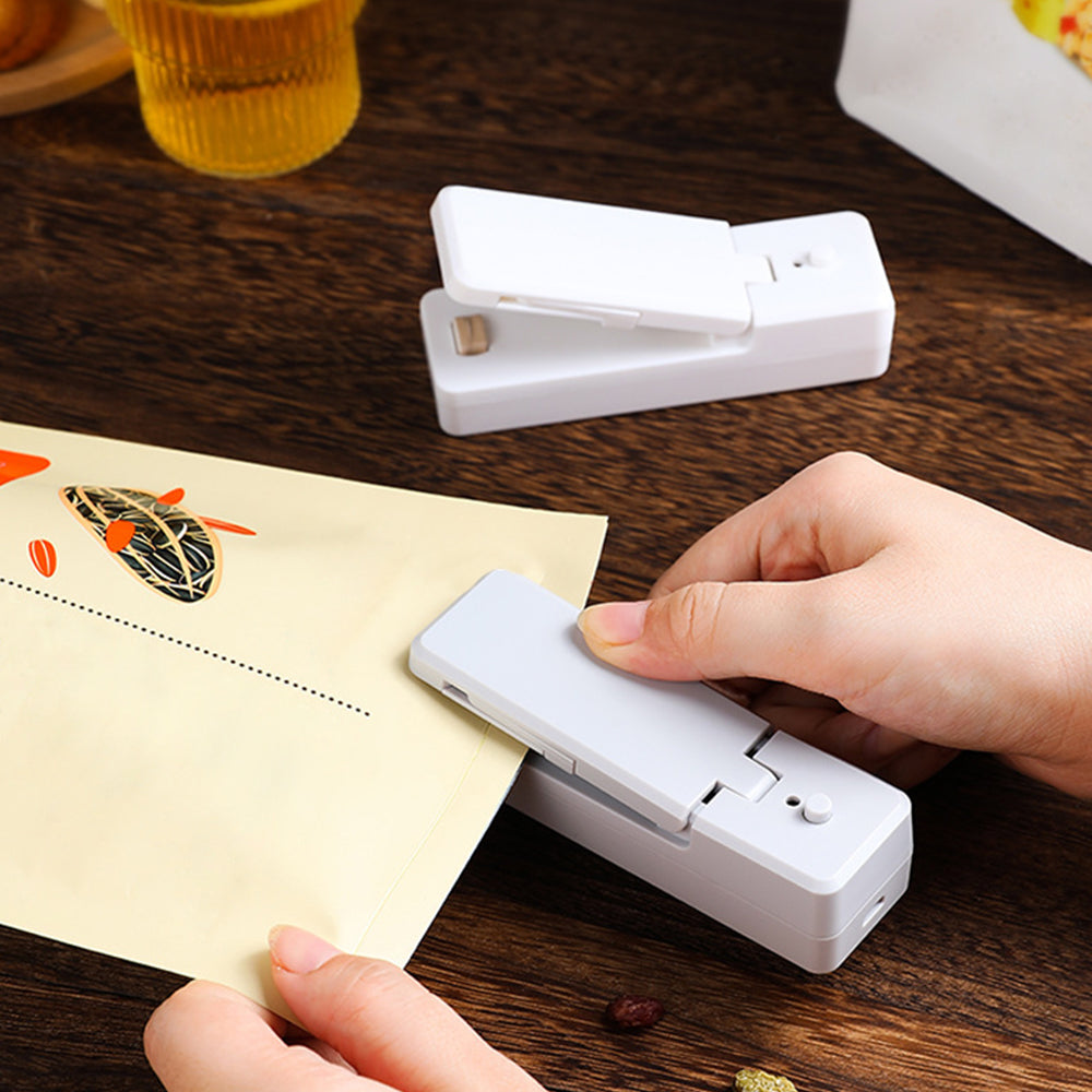 Rechargeable Plastic Package Sealer, Mini Close Bags Portable Sealing Machine, Heat Thermal Bag Sealer, Storage Food, Kitchen