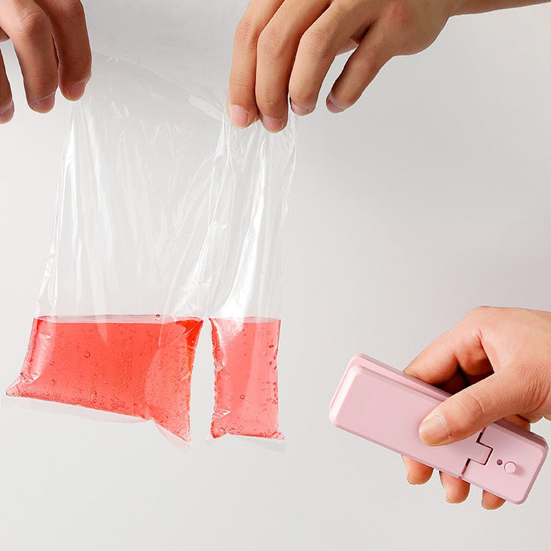 Rechargeable Plastic Package Sealer, Mini Close Bags Portable Sealing Machine, Heat Thermal Bag Sealer, Storage Food, Kitchen