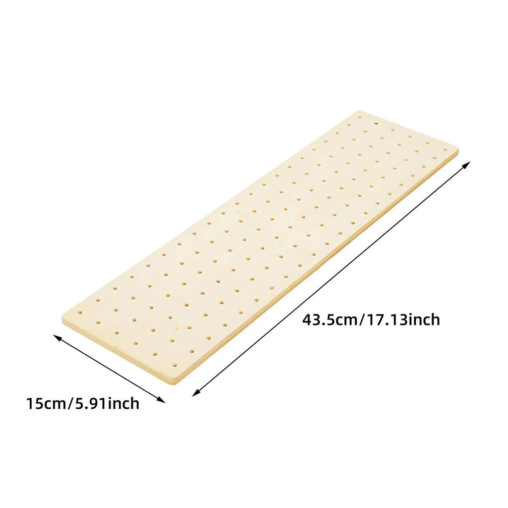 Wood Pegboard Drawer Organizer Storage Sturdy Organization Dish and Plate Organizer Peg Board System Adjustable for Utensils