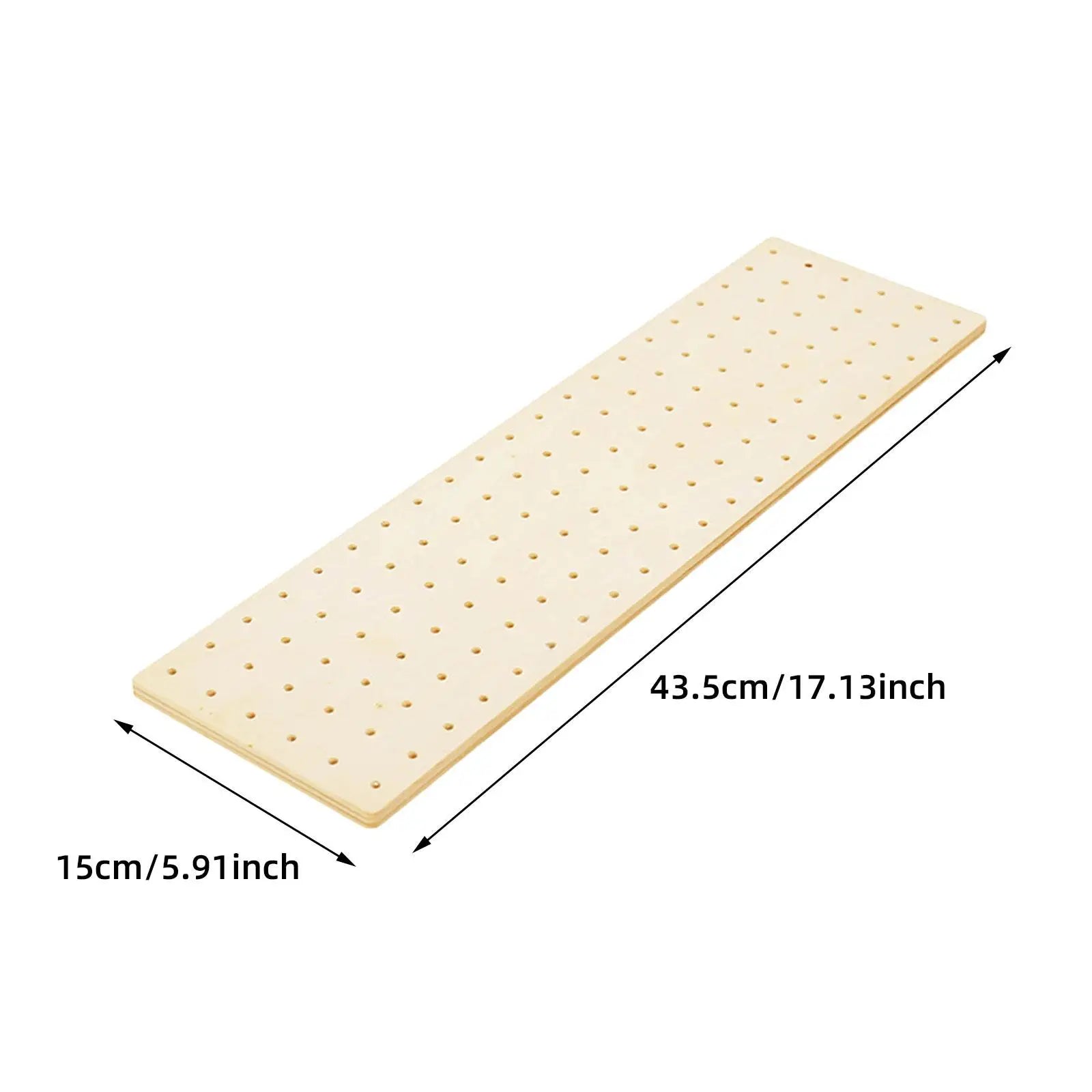 Wood Pegboard Drawer Organizer Storage Sturdy Organization Dish and Plate Organizer Peg Board System Adjustable for Utensils