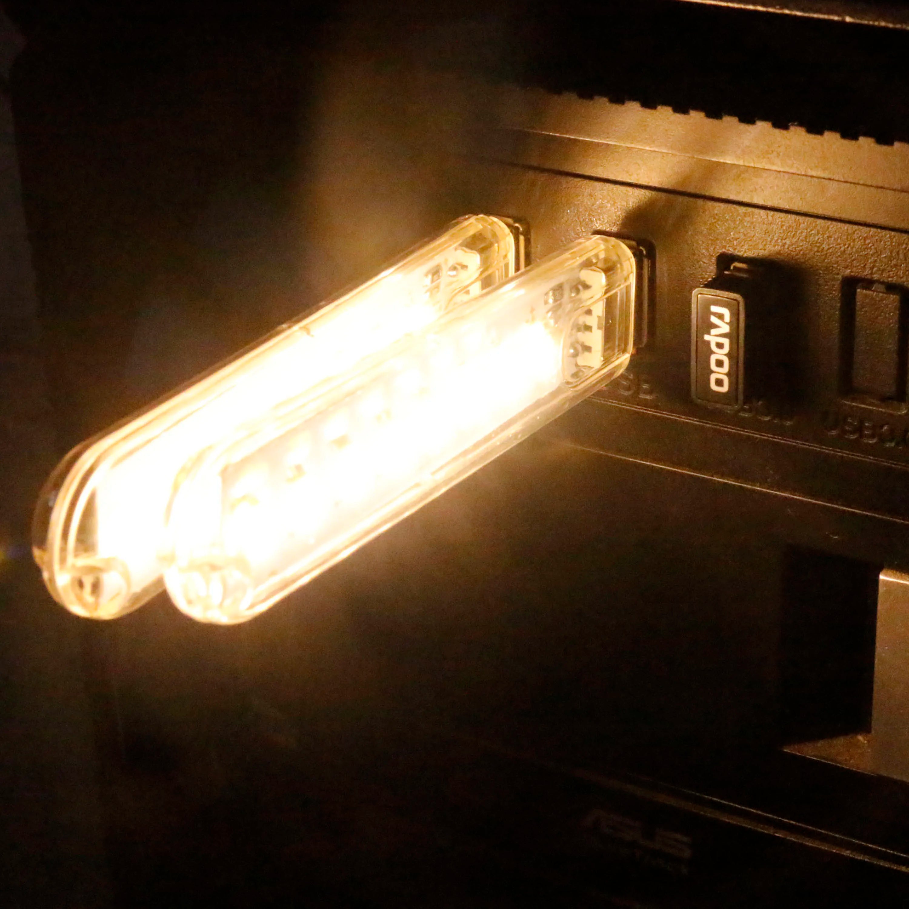 USB LED 3LEDs 8LEDs 24leds Book Lights LED Bulb 5V Power Input White 5000-6500K Warm White 3000-3500K USB Night light