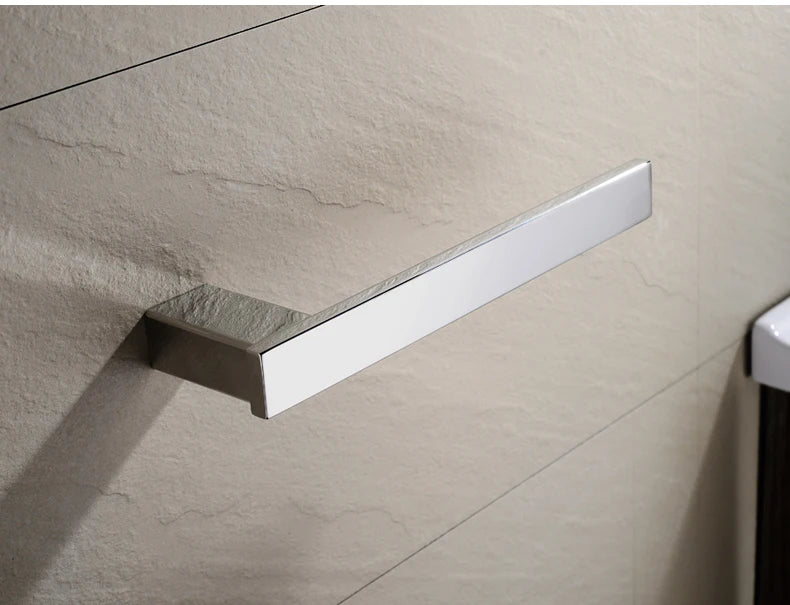 Stainless Steel Bathroom Accessories Wall Shelf Towel Bar Rack Rail Toilet Brush Roll Paper Holder Soap Dish Bathroom Hardware