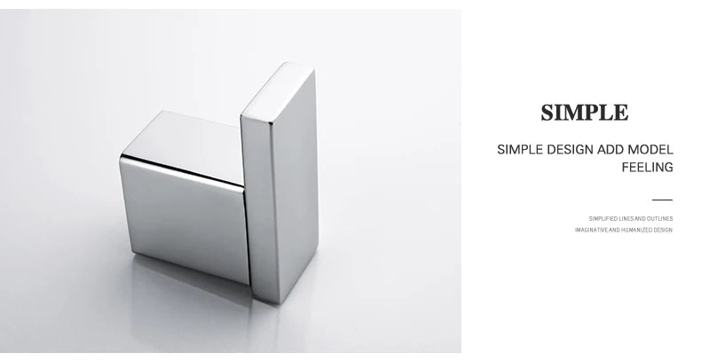 Stainless Steel Bathroom Accessories Wall Shelf Towel Bar Rack Rail Toilet Brush Roll Paper Holder Soap Dish Bathroom Hardware