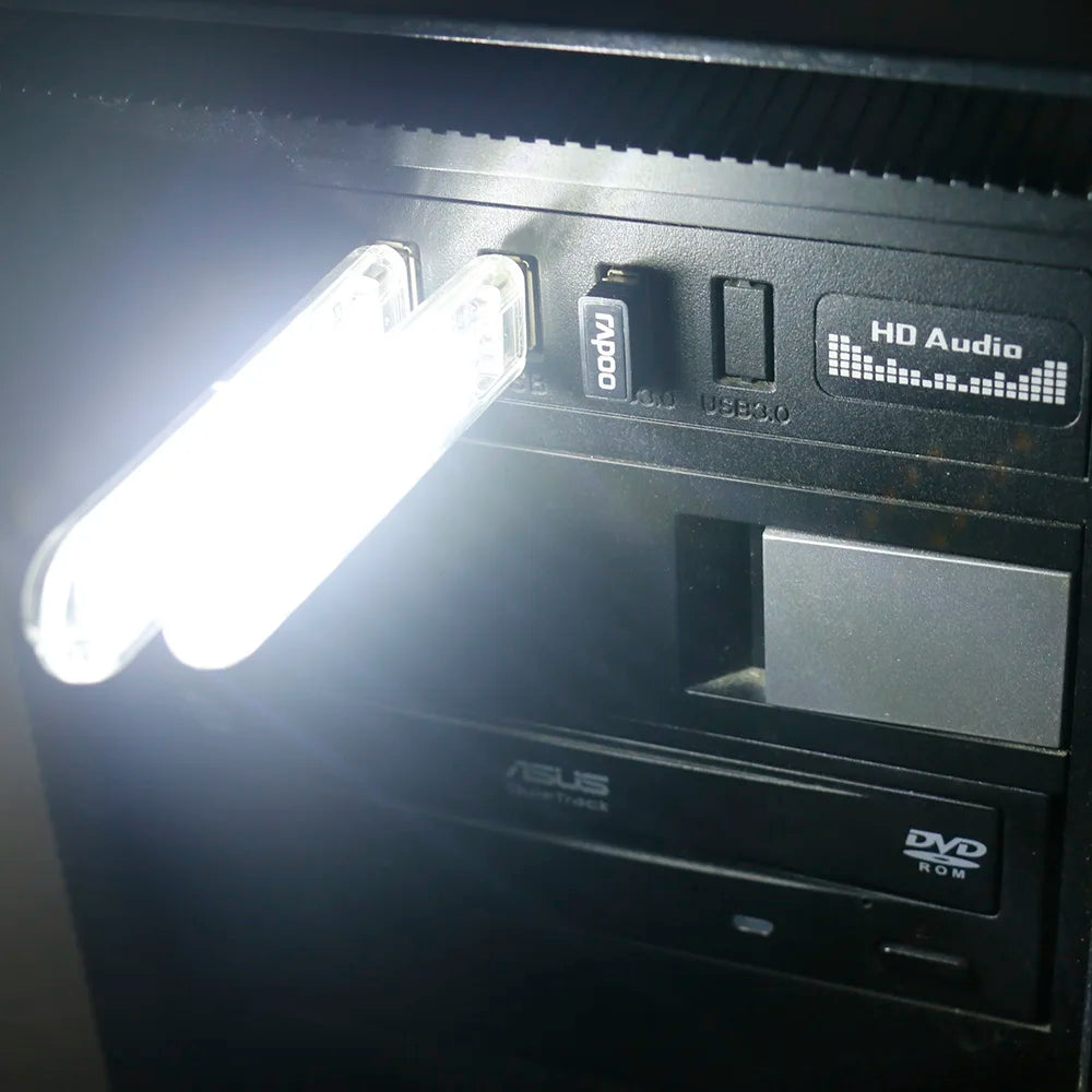 USB LED 3LEDs 8LEDs 24leds Book Lights LED Bulb 5V Power Input White 5000-6500K Warm White 3000-3500K USB Night light