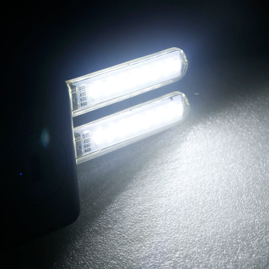 USB LED 3LEDs 8LEDs 24leds Book Lights LED Bulb 5V Power Input White 5000-6500K Warm White 3000-3500K USB Night light