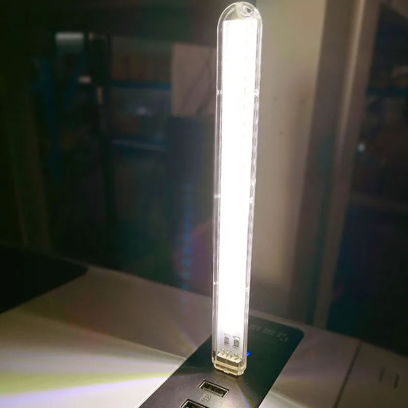 USB LED 3LEDs 8LEDs 24leds Book Lights LED Bulb 5V Power Input White 5000-6500K Warm White 3000-3500K USB Night light