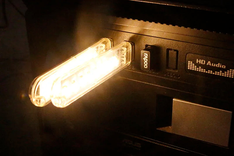 USB LED 3LEDs 8LEDs 24leds Book Lights LED Bulb 5V Power Input White 5000-6500K Warm White 3000-3500K USB Night light