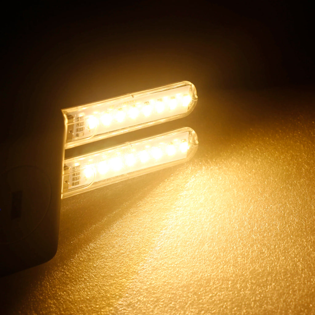 USB LED 3LEDs 8LEDs 24leds Book Lights LED Bulb 5V Power Input White 5000-6500K Warm White 3000-3500K USB Night light