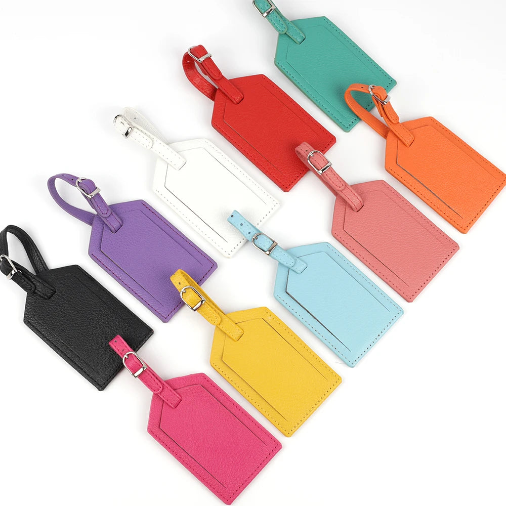 Customized Luggage Tag Travel Suitcase Name Address ID Baggage Label Address Holder Portable Boarding Tags Travel Accessories
