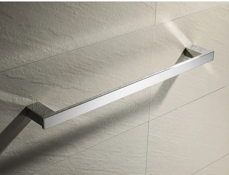 Stainless Steel Bathroom Accessories Wall Shelf Towel Bar Rack Rail Toilet Brush Roll Paper Holder Soap Dish Bathroom Hardware