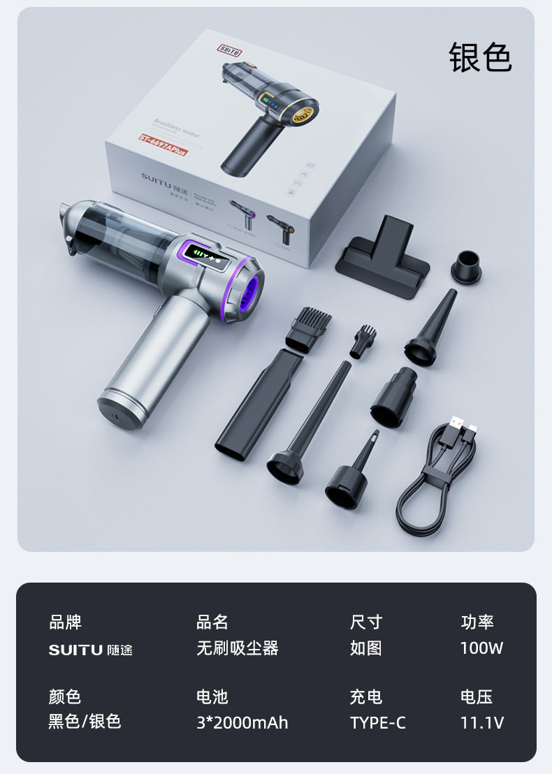 Mi Portable Car Vacuum Cleaner New 998000PA Mini Car Vacuum Cleaner Cordless Powerful for Home Handheld Blower for Car Clean