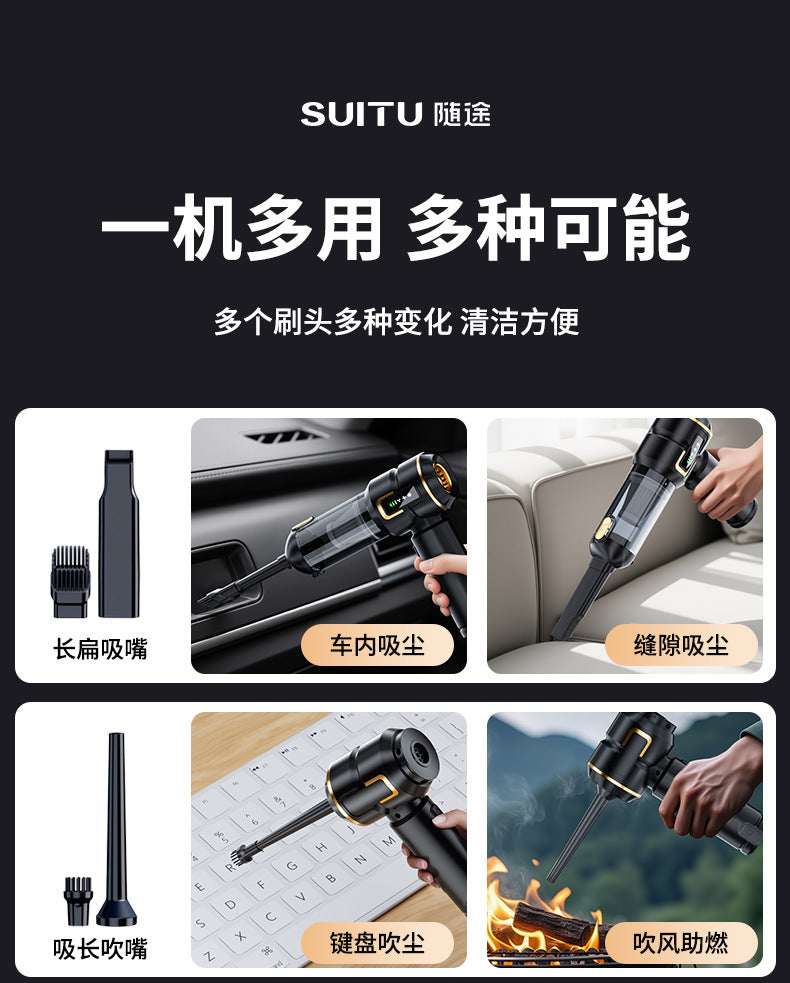 Mi Portable Car Vacuum Cleaner New 998000PA Mini Car Vacuum Cleaner Cordless Powerful for Home Handheld Blower for Car Clean