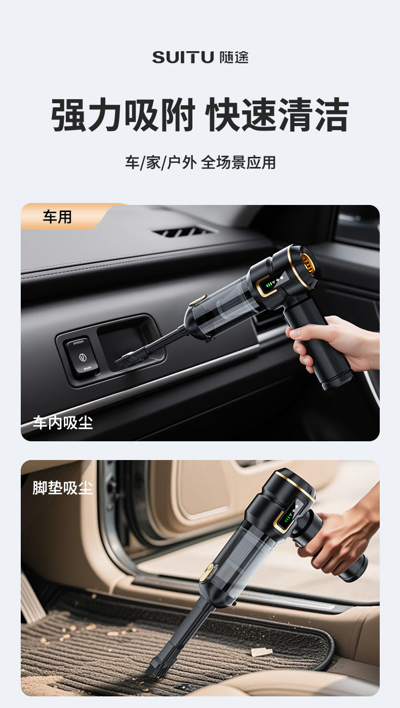 Mi Portable Car Vacuum Cleaner New 998000PA Mini Car Vacuum Cleaner Cordless Powerful for Home Handheld Blower for Car Clean