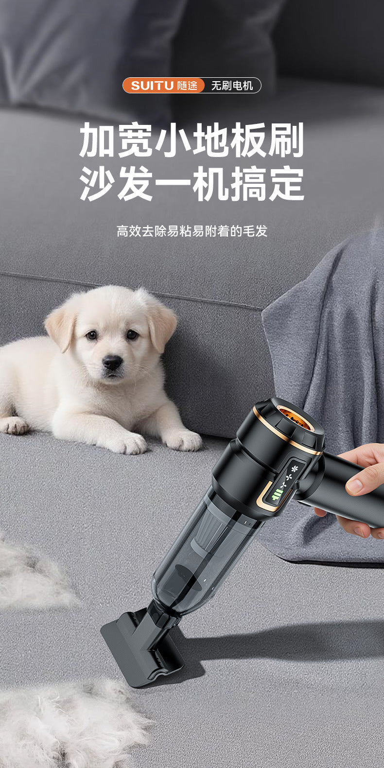 Mi Portable Car Vacuum Cleaner New 998000PA Mini Car Vacuum Cleaner Cordless Powerful for Home Handheld Blower for Car Clean