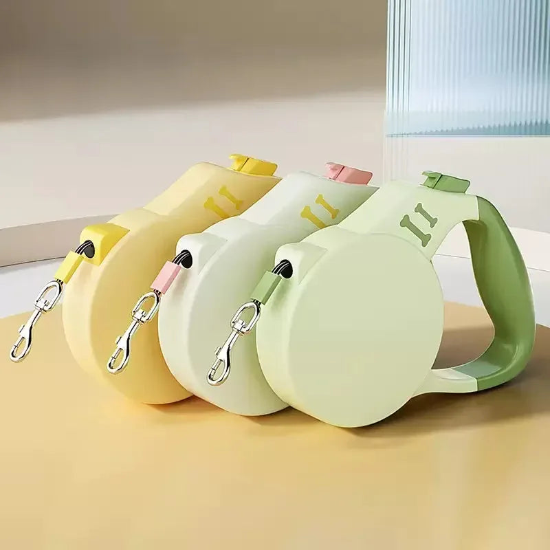 Retractable Dog Leash for Small Medium Dogs Cats 3/5M Automatic Expandable Pet Leash Durable Anti-Breaking Lead for Walking
