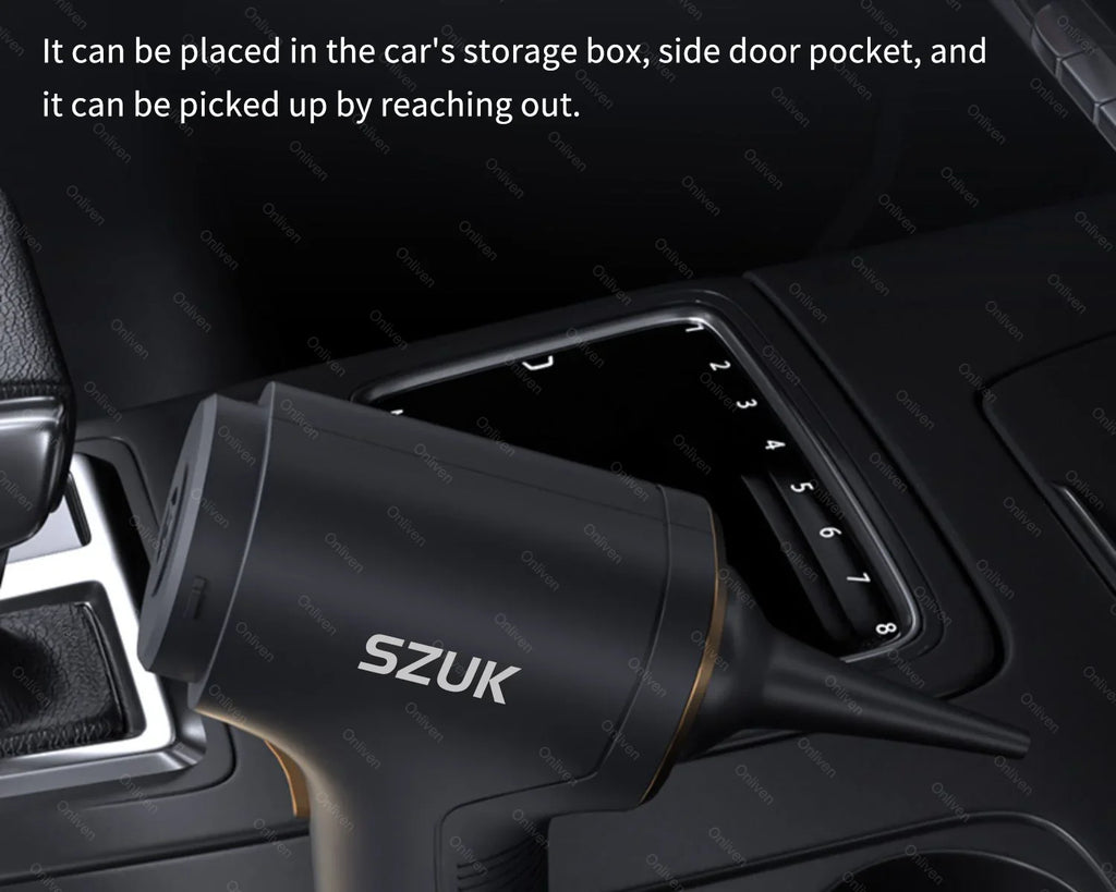 SZUK Mini Wireless Portable Car Mini Vacuum cleaner, High Suction 98000PA,Long Battery, Portable & Easy Clean Cleaning Appliance