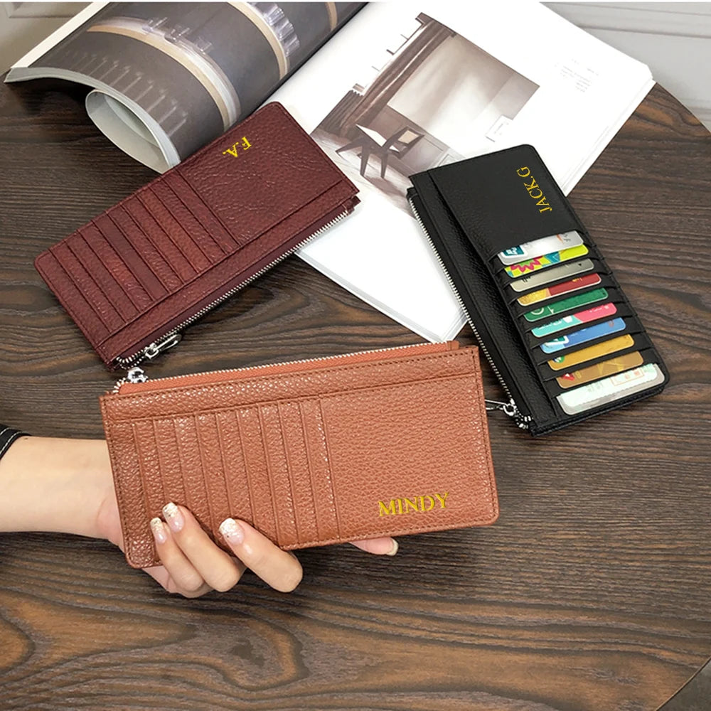 Custom Initial Travel Passport Holder and Luggage Tag Fashion Logo Gold Airplane Women Suitcase Name Label Men Passport Holder