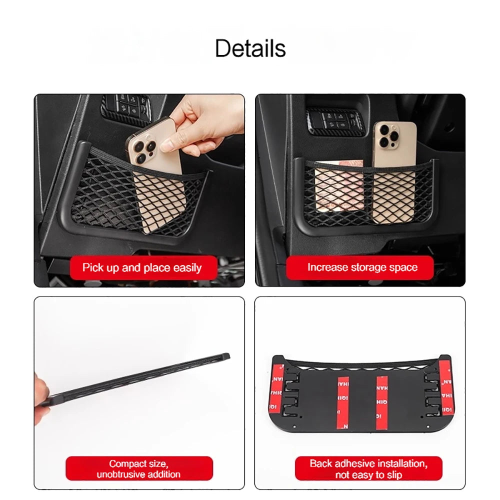 Car Organizers Car Storage Bag Mesh Multi Function Interior Accessories Supplies Trunk Box Organizer Automobiles Parts
