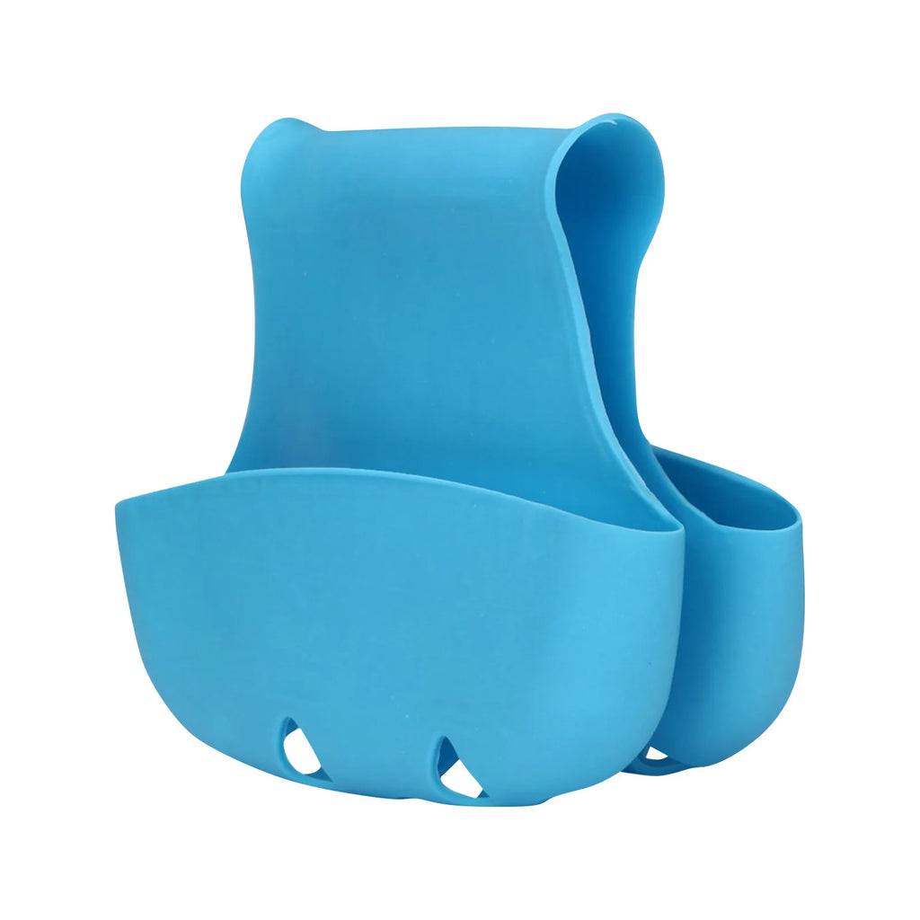 Creative Double Sink Caddy Saddle Style Kitchen Organizer Storage Sponge Holder Rack Tool Sink Hanging Drain Basket