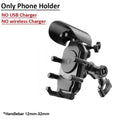 Fast Charging 15W Wireless Charger Shockproof Motorcycle Phone Holder 18W USB & 30W Type C Motorbike Bicycle Bike Scooter Stand