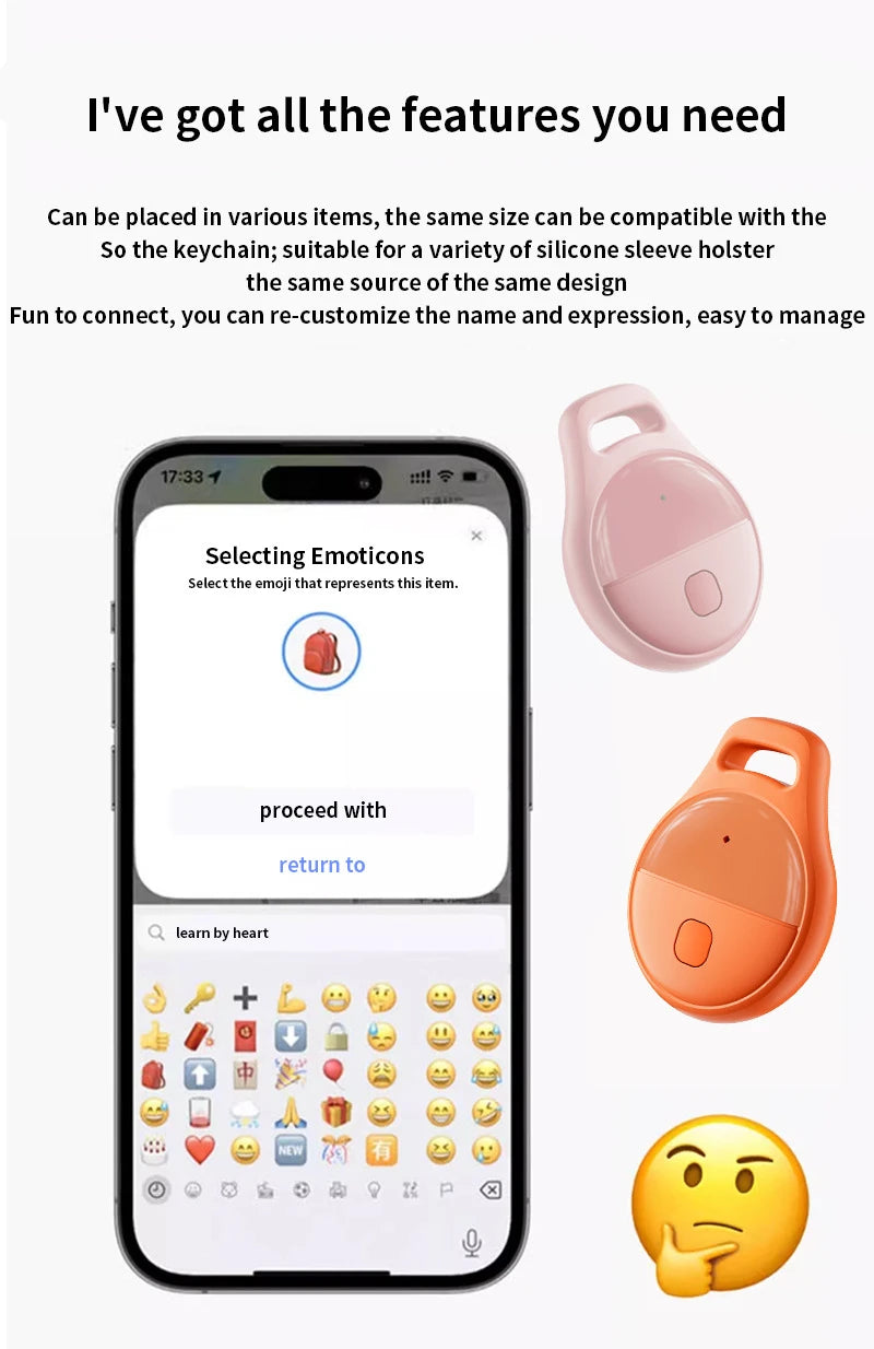 GPS Tracker Anti Lose Security Bluetooth GPS Tag Based on iphone Tracker Sound Locate Message Reminder Alarm Key Finder Pet Kid