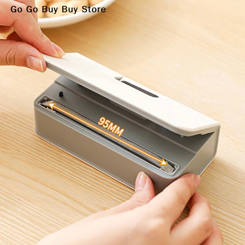 New Portable Mini Heat Bag Sealing Machine Package Sealer Bags For Snacks Plastic Bag Heat Sealer Clip USB Rechargable Sealer