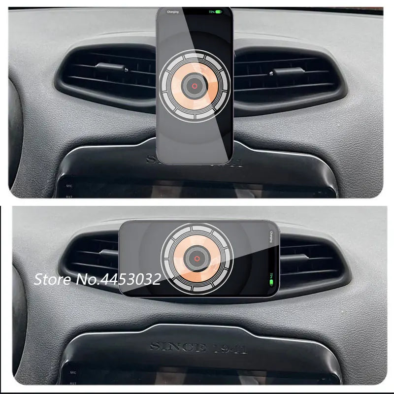 For Audi A4 B8 8K A5 8T8 8F 2009-2016 15W Car Wireless Charger Phone Holder Rotatable Magnetic Bracket Fast Charging Accessories