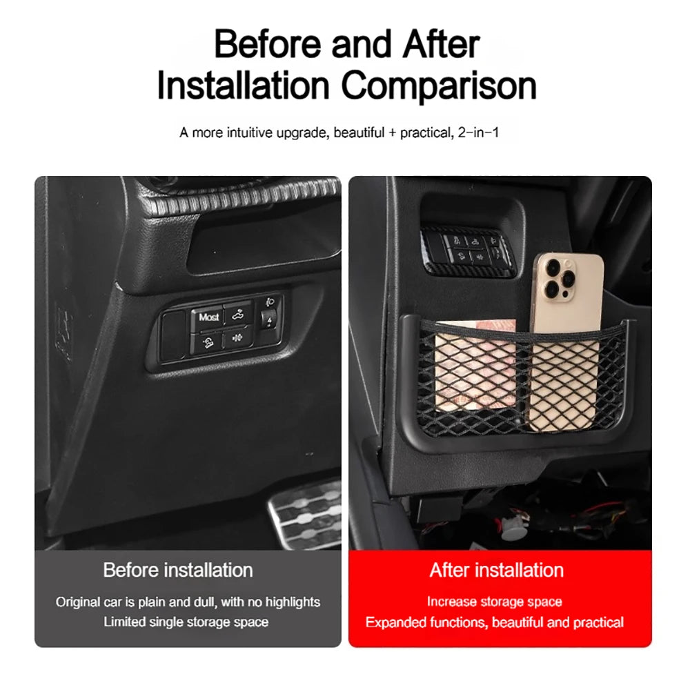 Car Organizers Car Storage Bag Mesh Multi Function Interior Accessories Supplies Trunk Box Organizer Automobiles Parts