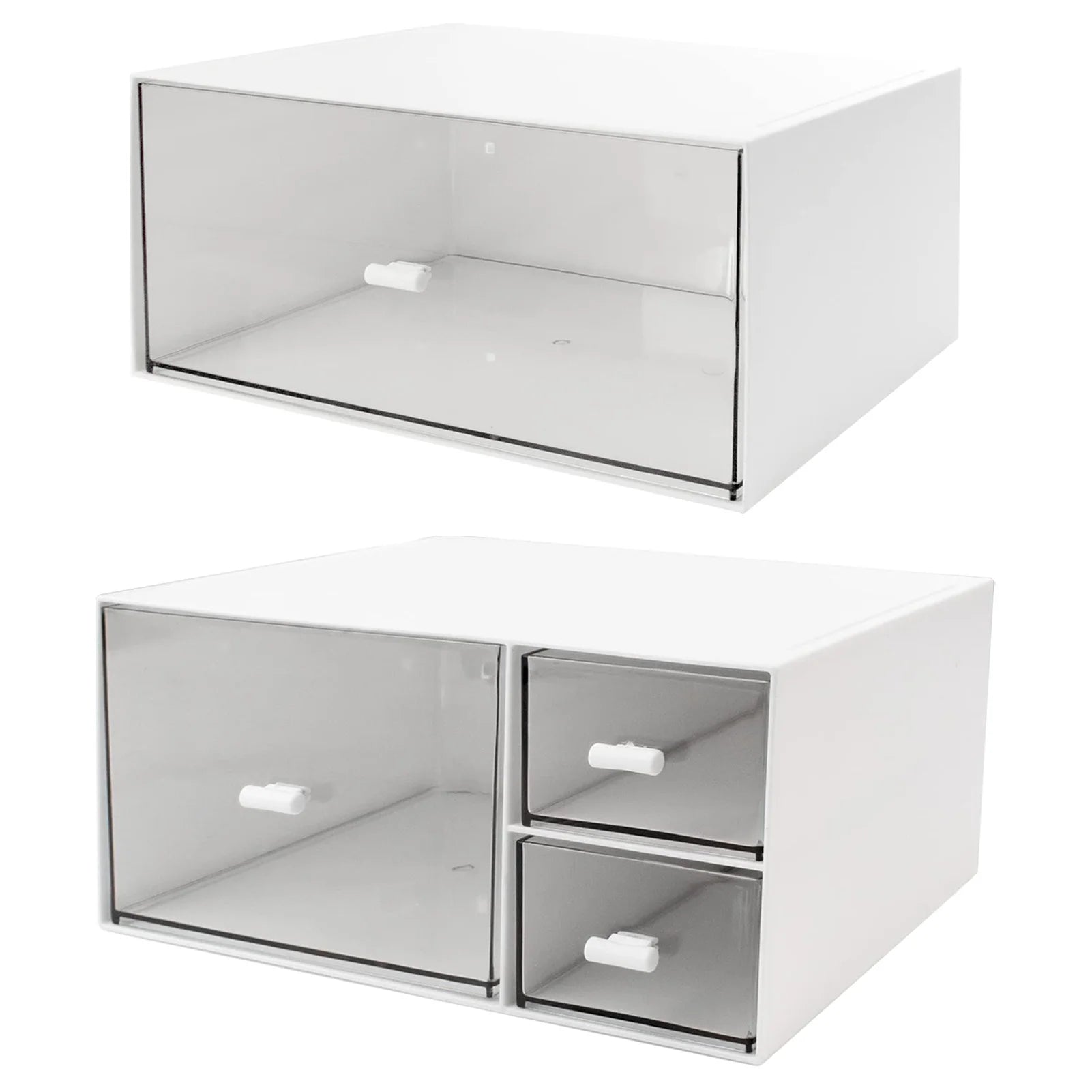 Stackable Drawer Organizer Boxes Space Saving Stackable Drawer Units for Bedroom Dorm Closet Kitchen