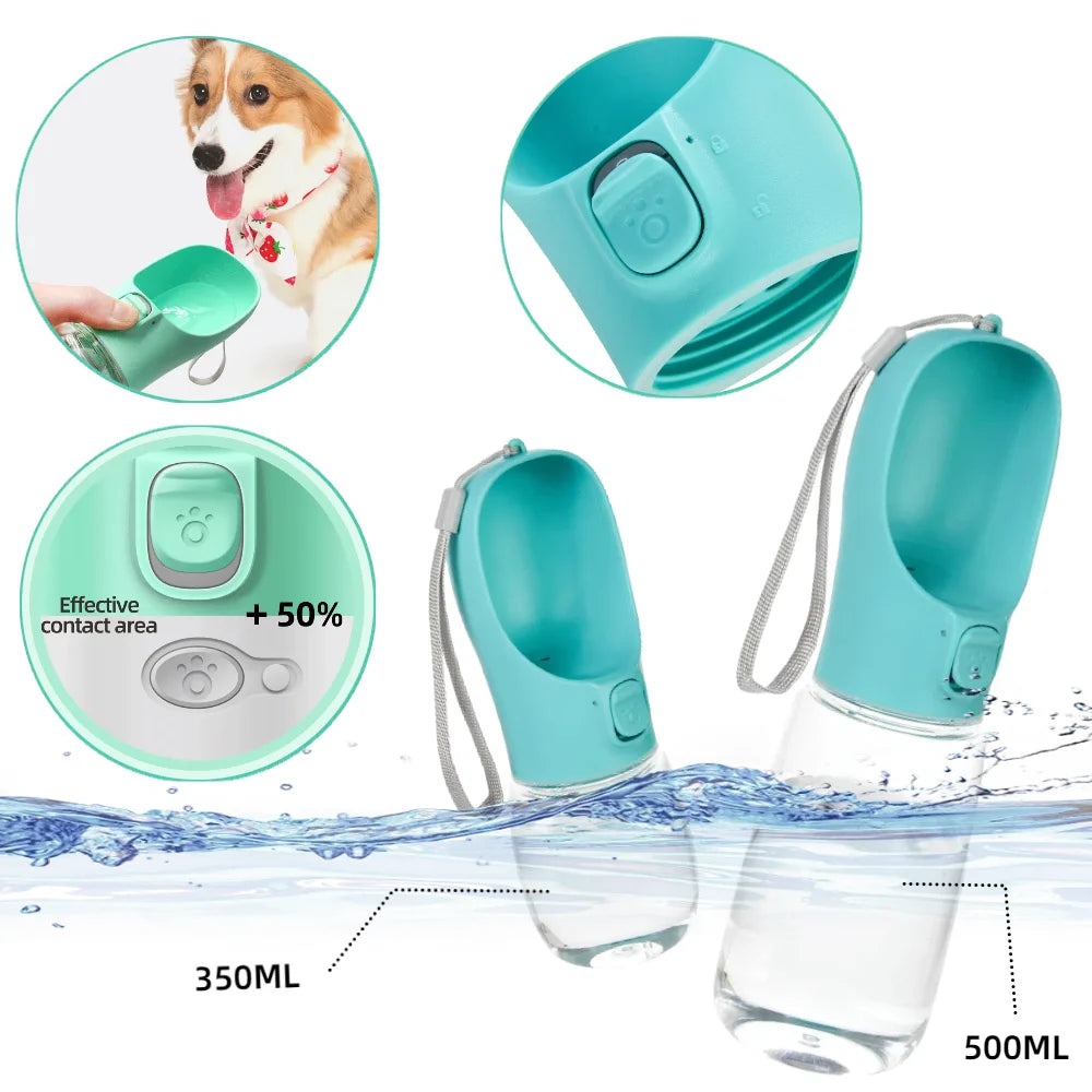 Portable Pet Water Bottle for Small Medium Large Dogs Outdoor Water Pets Dispenser Leakproof Puppy Drink Bowl Chihuahua Supplies