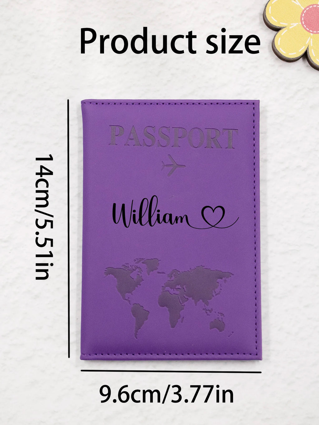 Custom Passport Holder For Travel With Name,Personalized Leather Passport Holder,Customized Passport Holder For Travel Women,