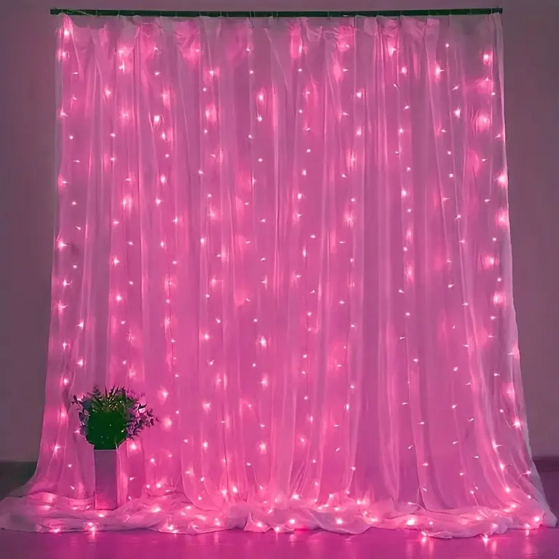 USB String Lights Holiday Wedding Light Garland Lights for Bedroom Remote Control Curtain LED Christmas Decor 100/200/300/600LED