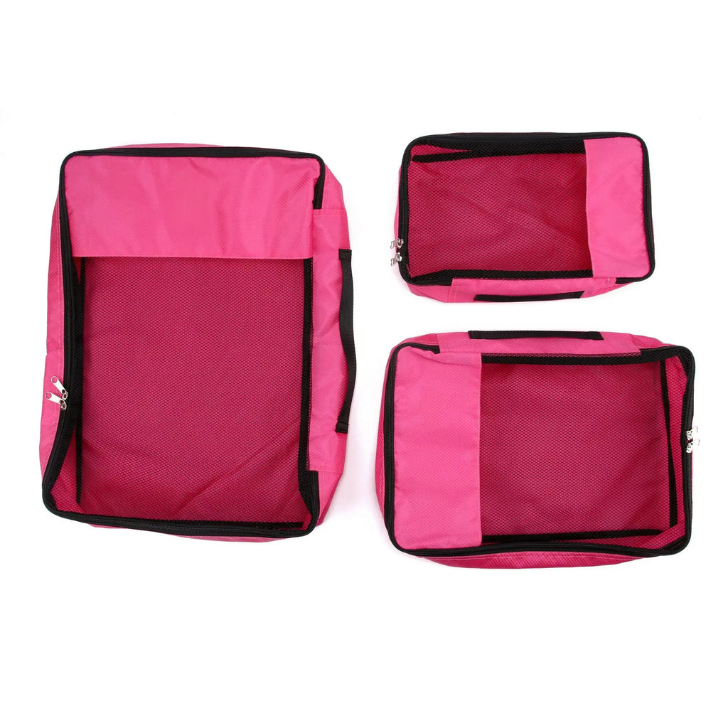 Travel Packing Cubes Luggage Organizer Bags for Suitcase Compression Storage Pouches with Mesh Lightweight Travel Accessories