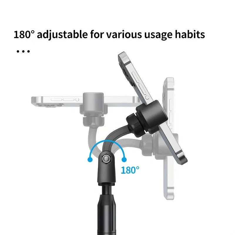 Weighted base for stable phone/tablet universal stand! Large sized multifunctional 2-in-1 with phone slot