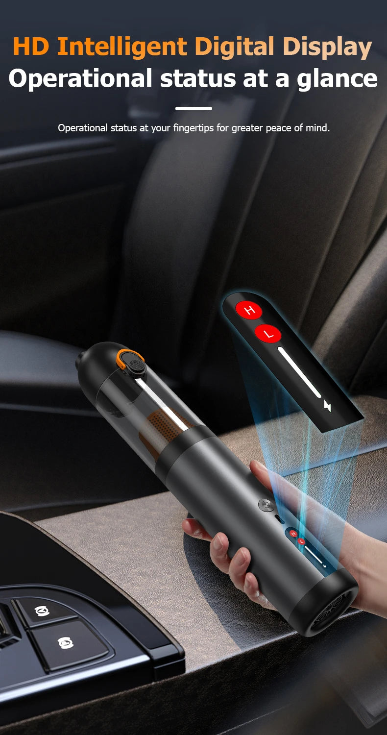 Mini portable multi-functional wireless handheld vacuum cleaner with strong suction and versatile applications