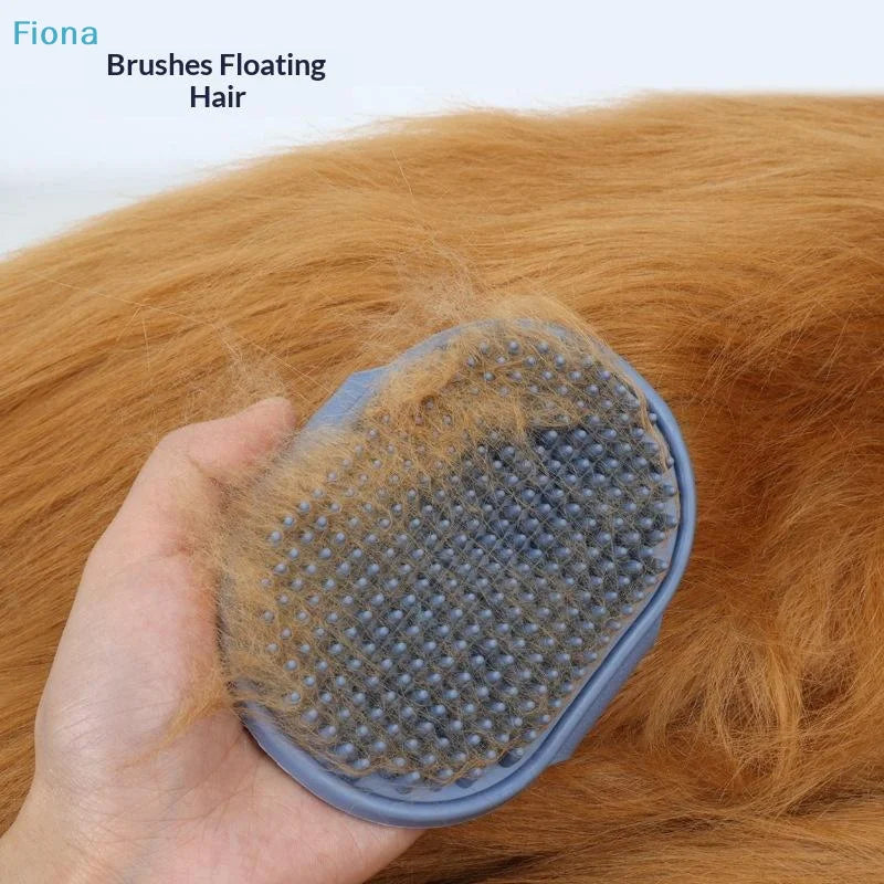 ✔Pet Bath Brush Dog Cat Grooming Brush Soft Silicone Massage Glove With Adjustable Strap Hair Remover Brush Pet Bathing Tools
