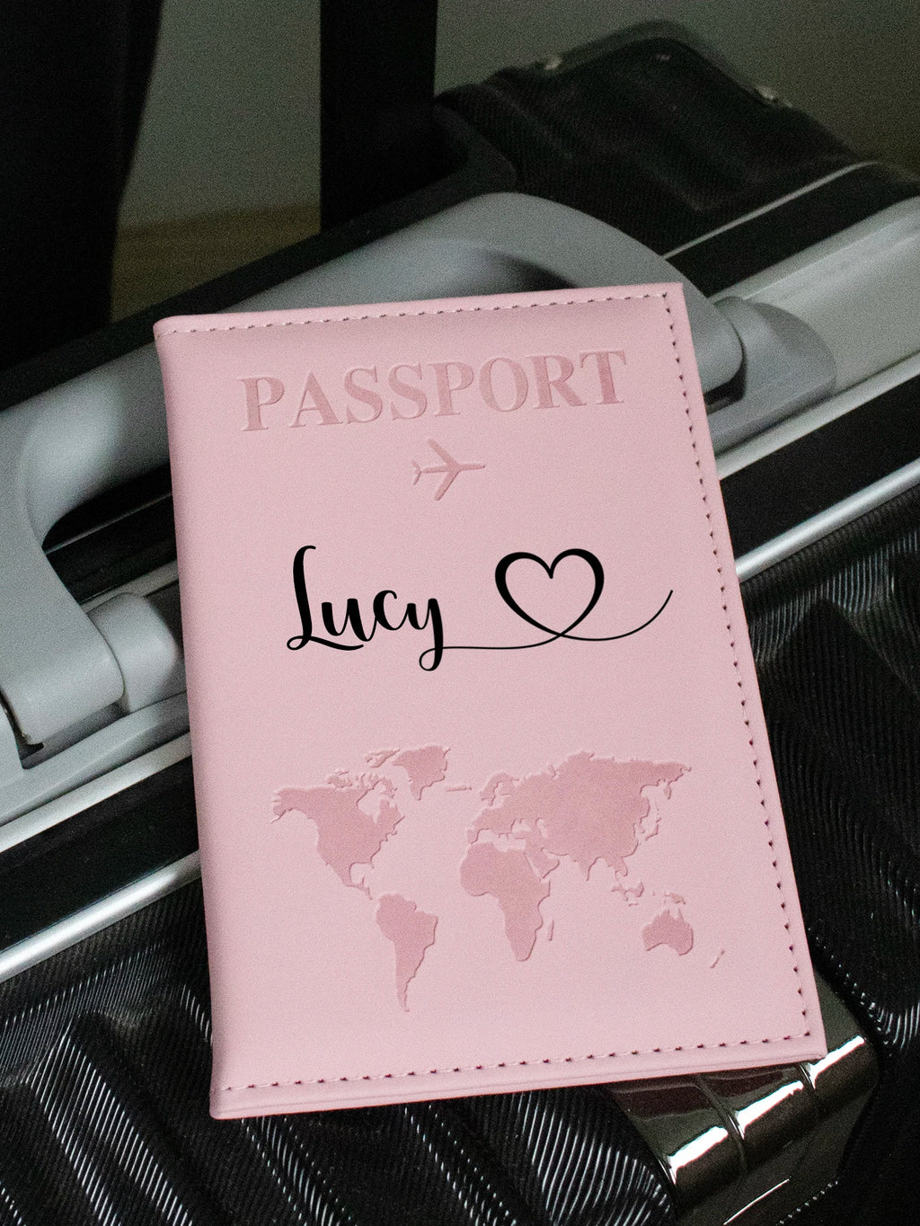 Custom Passport Holder For Travel With Name,Personalized Leather Passport Holder,Customized Passport Holder For Travel Women,