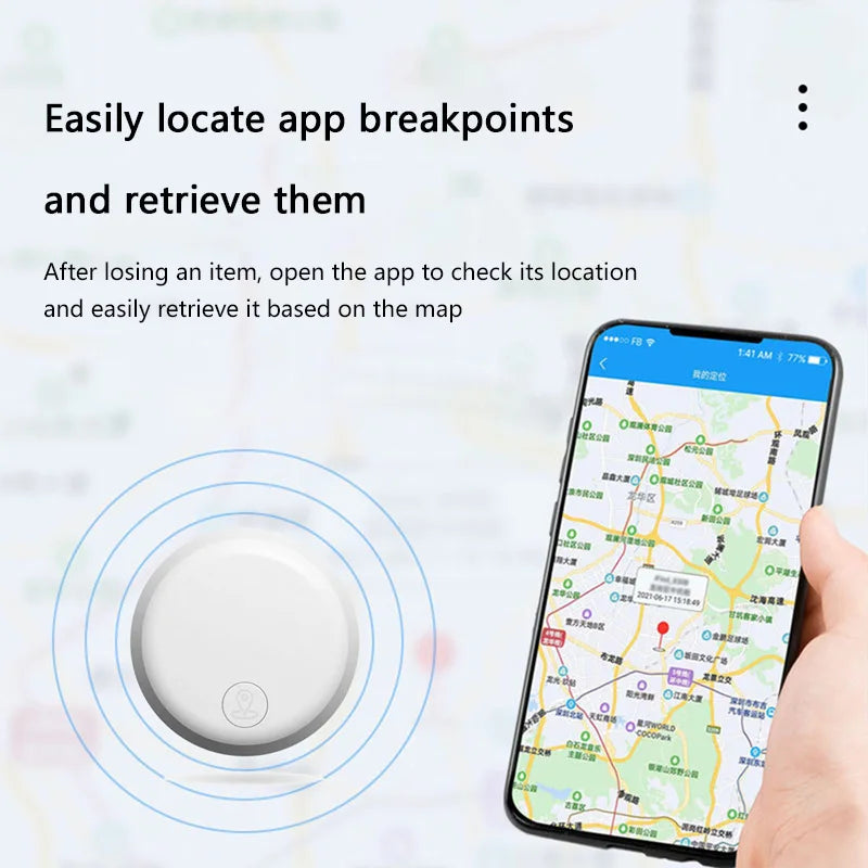 Mini GPS Tracker Bluetooth 5.0 Pet elderly Kids Wallet Tracking Smart Finder Locator Car Locator For IOS Android New 2026