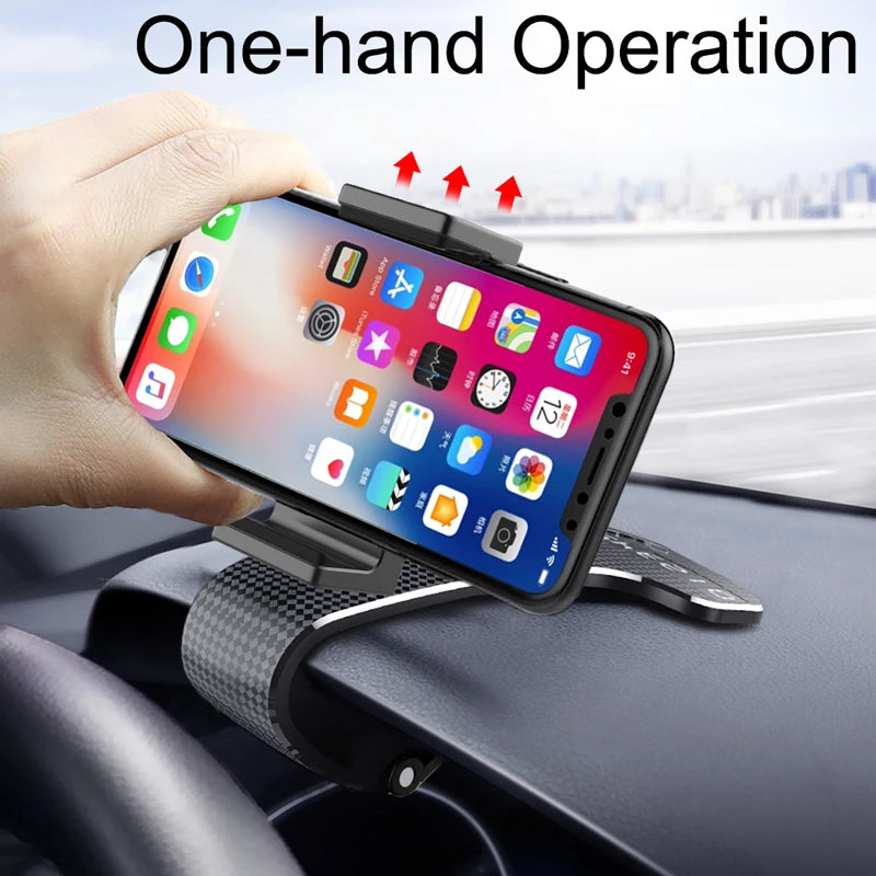 Car Holder For Phone Car Dashboard Clip Mount Mobile Cell Stand Smartphone GPS Support For iPhone 12 11 Xiaomi Redmi Huawei