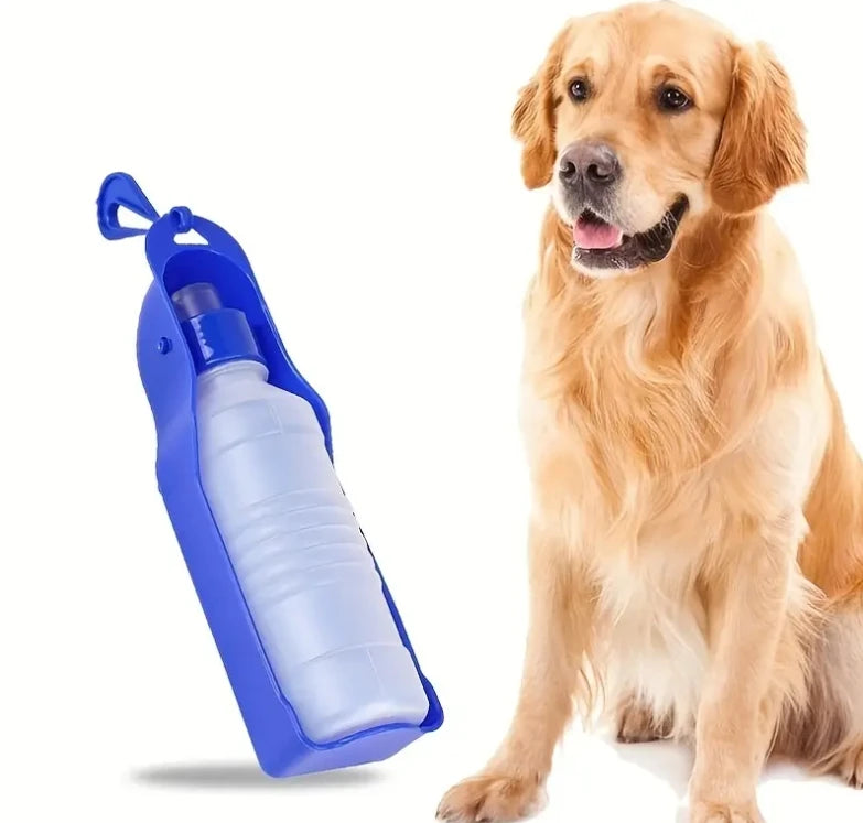 Portable Pet Water Bottle Dispenser 350ml/500ml - Leakproof Outdoors Travel Drink Cup with Dispenser for Dogs, Cats, and Rabbits