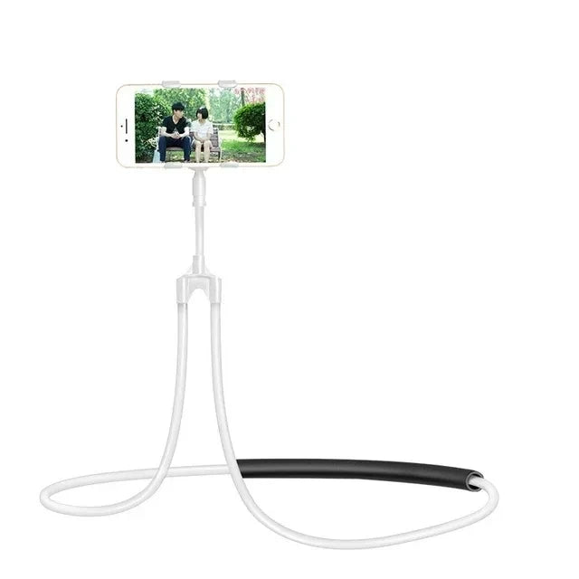 Phone Stand, Desktop Live Streaming Tablet Stand, Lazy Collar Stand, Neck Hanging Stand multifunctional Phone Holder With 360 °