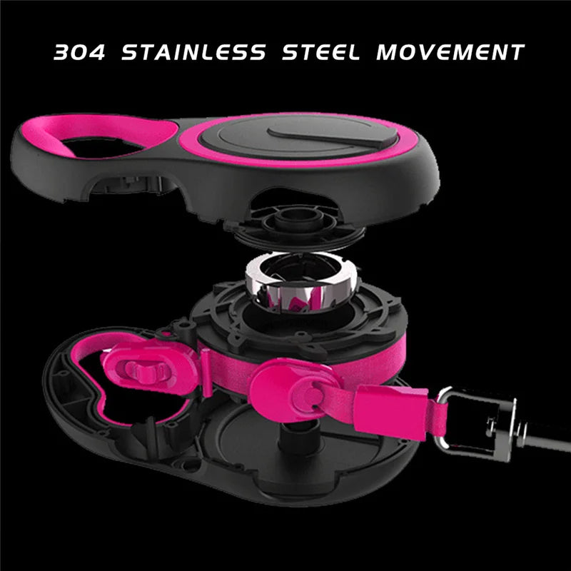 3M 5M 8M Dog Leash Retractable Roulette Long Pet Lead Strong for Small Large Big Dogs Automatic Walking Nylon Durable Rope Stuff