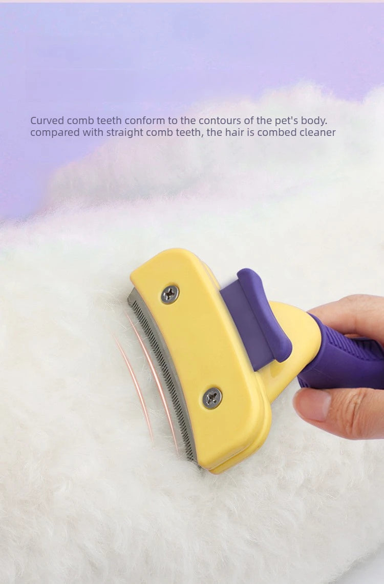 Pet brush, pet grooming tool, deshedding comb, Teddy and Golden Retriever hair removal brush, pet cleaning supplies，dog brush