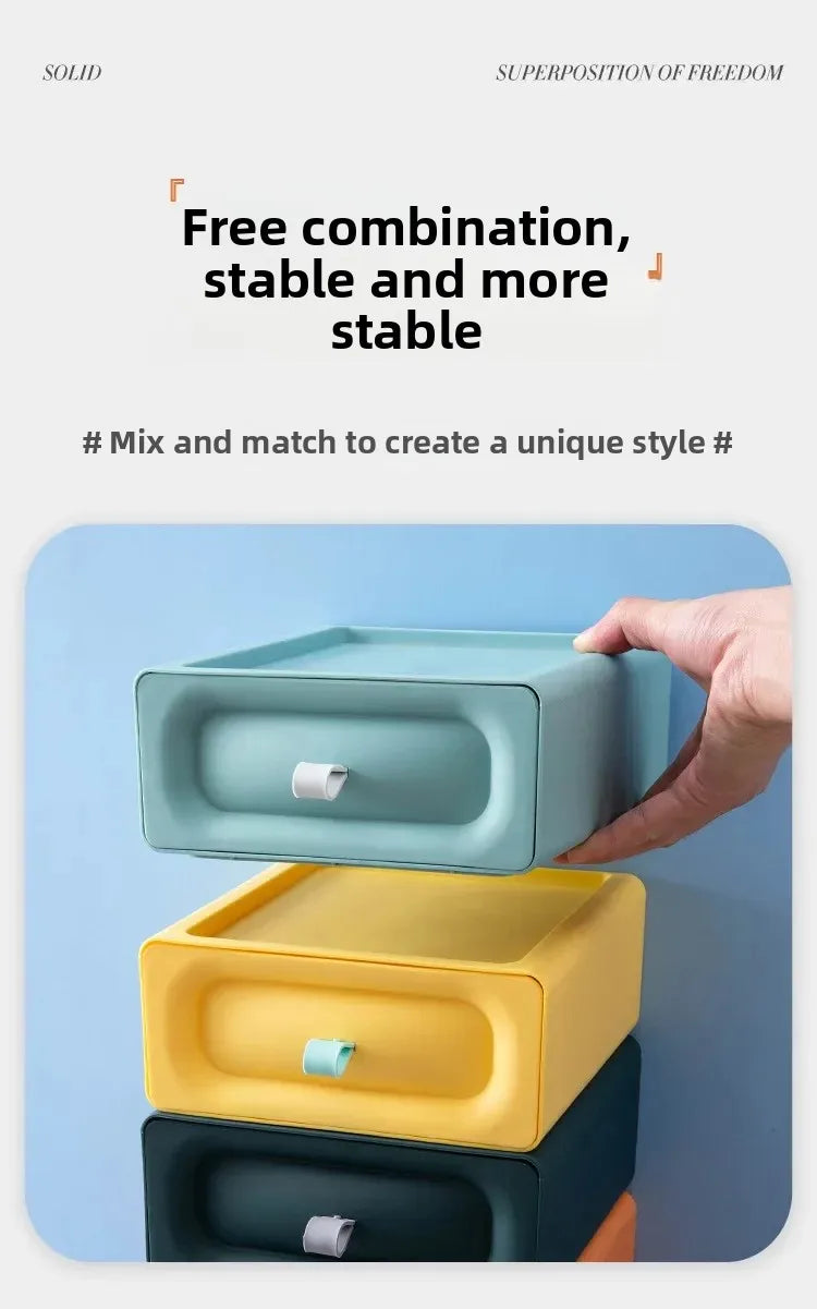 Drawer Style Desktop Storage Box, Storage Box, Multifunctional Office Desk Storage Box, Organizing and Accommodation Storage Box