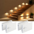 LED Motion Sensor Night Light Dimmable Rechargeable Ambient Light with Magnetic Suction, for Cabinet/Living Room/Hallway/Stair