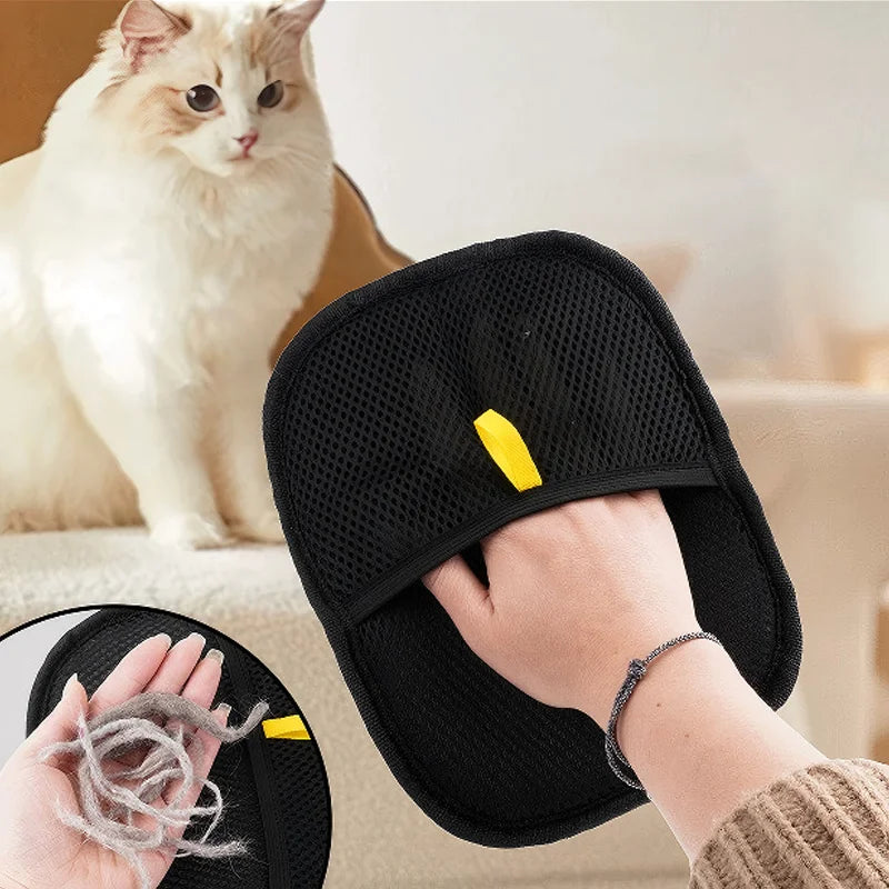 Pet Hair Remover Portable Washable Clothes Hair Dehairing Gloves Pet Cleaning Products Pet Accessories