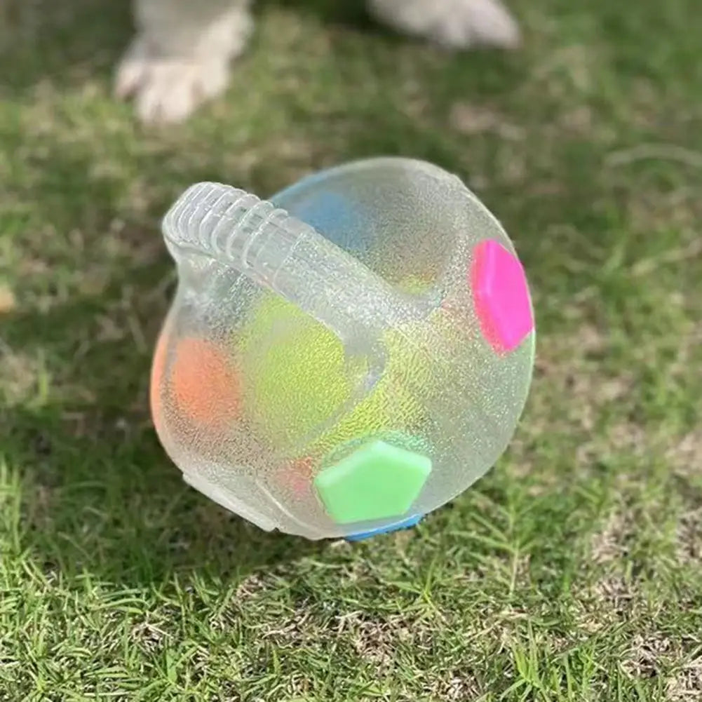 Dog Calming Ball Interactive Football Dog Toy Pets Toss And Fetch Toy with Squeaker Treat Dispensing for Small Medium Large Dogs