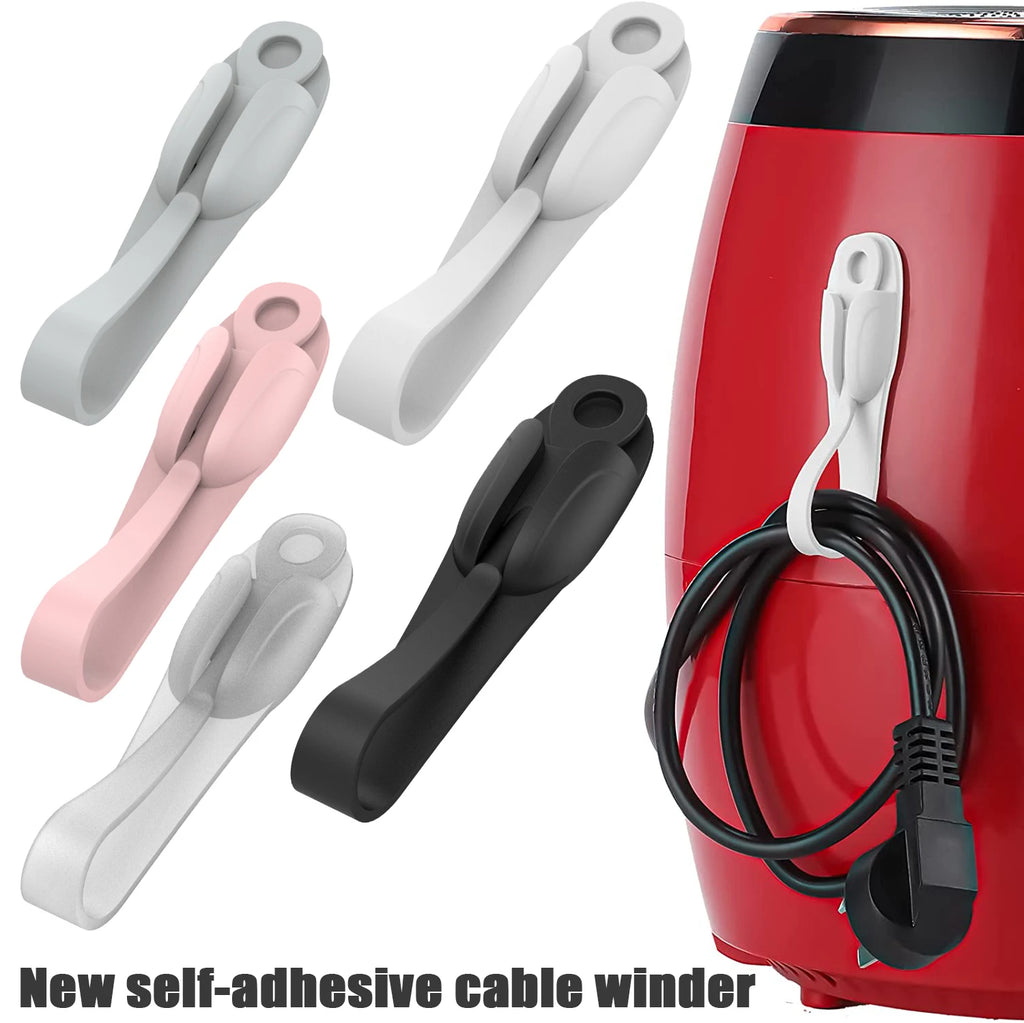 New Cord Bundlers Cord Organizer for Self Adhesive Kitchen Cord Wrapper Sticky Silicone Winder Holder Cable Organizer Data Cable
