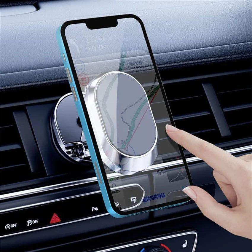 Magnetic Car Phone Holder 360° Rotate Magnet Smartphone Stand Support GPS Foldable Phone Bracket in Car Holder for IPhone Huawei